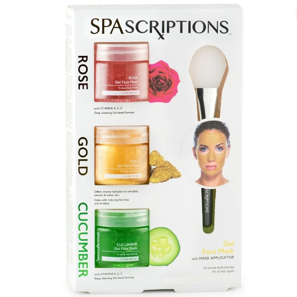SPA SCRIPTIONS Gel Face Mask  With Mask Applicator